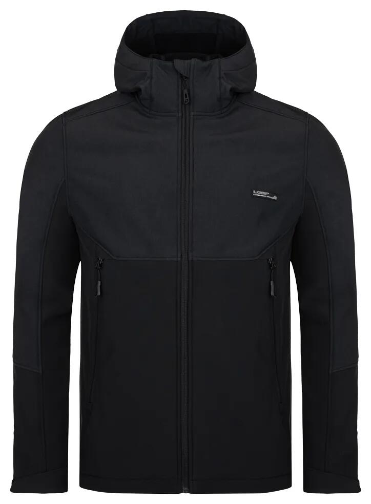 Męska kurtka softshell Loap Lupp czarna