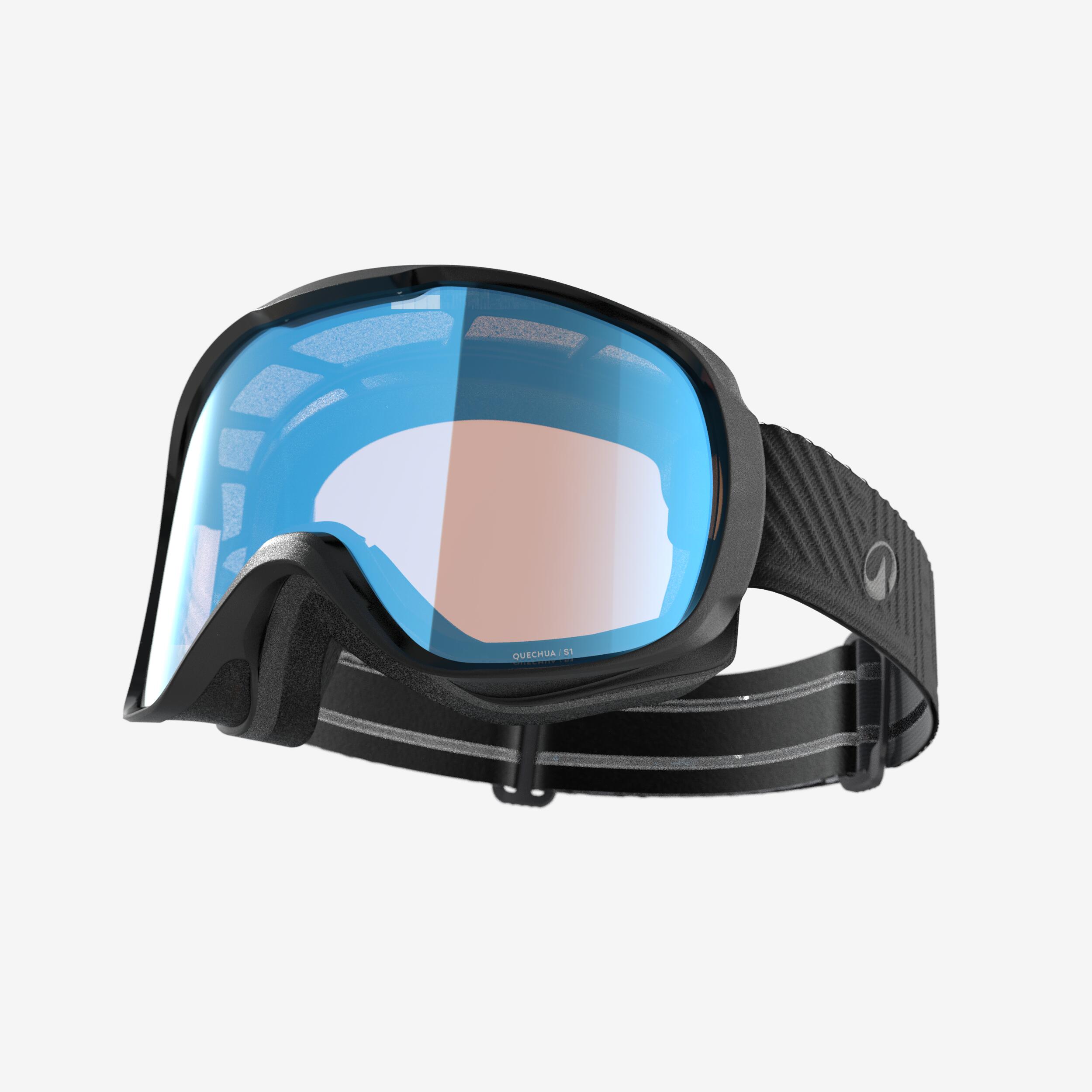 Gogle narciarskie i snowboardowe dla dorosłych i dzieci Wedze G 500 s1