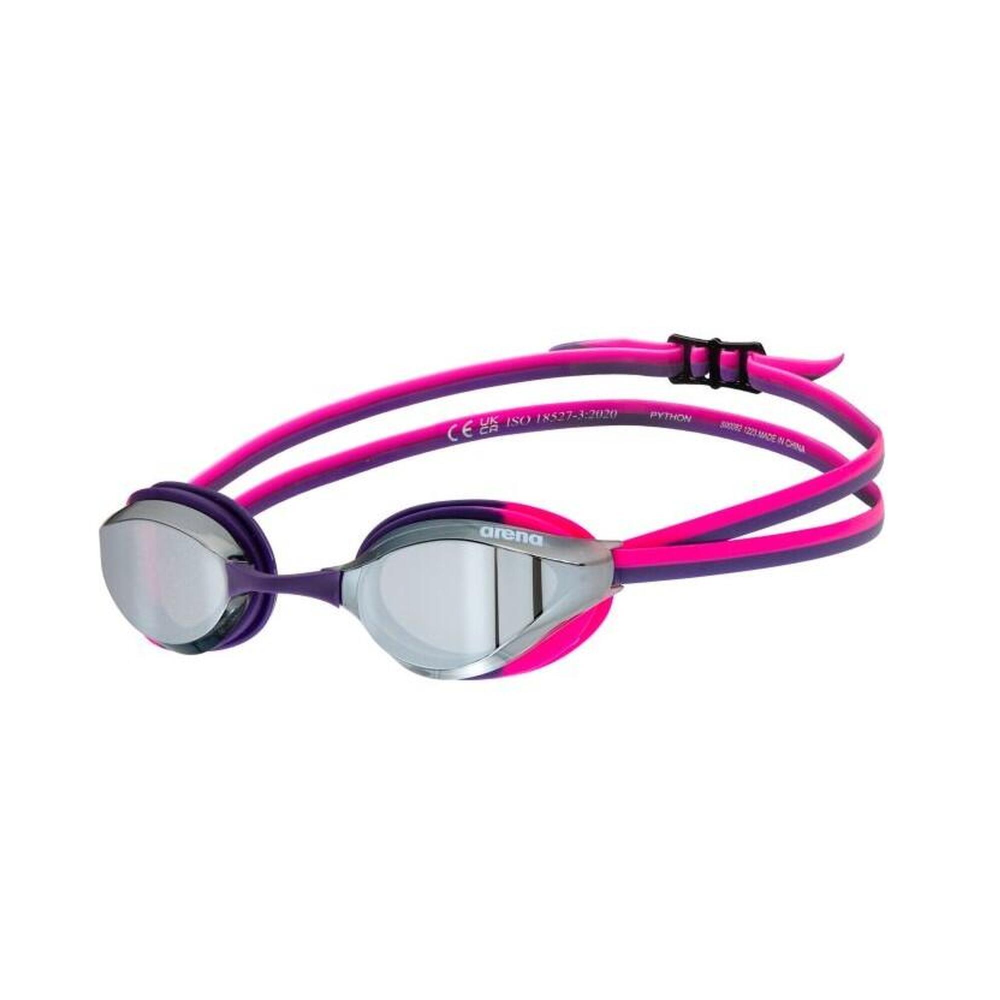 Okulary pływackie na basen treningowe dla dzieci mirror Arena Python
