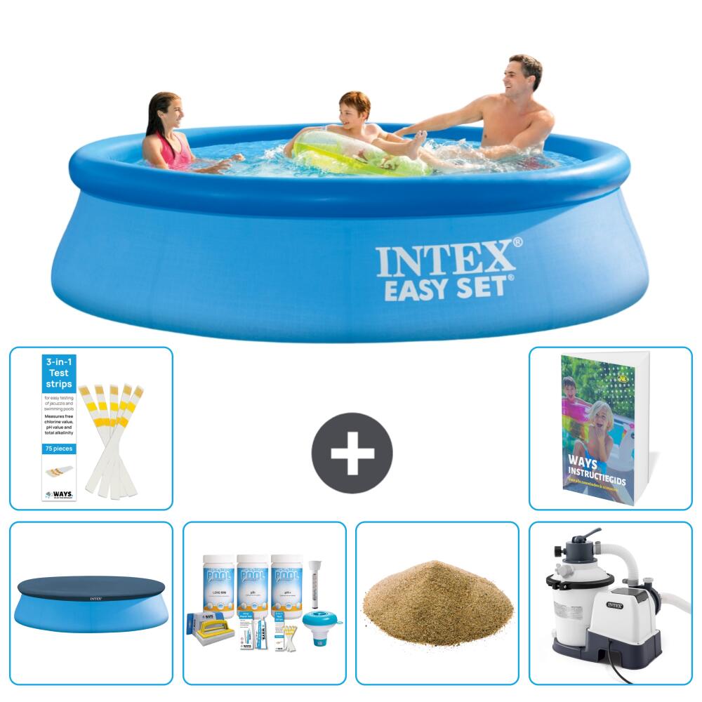 INTEX Basen Easy Set Okrągły - 305x76 cm - 7-częściowy S47