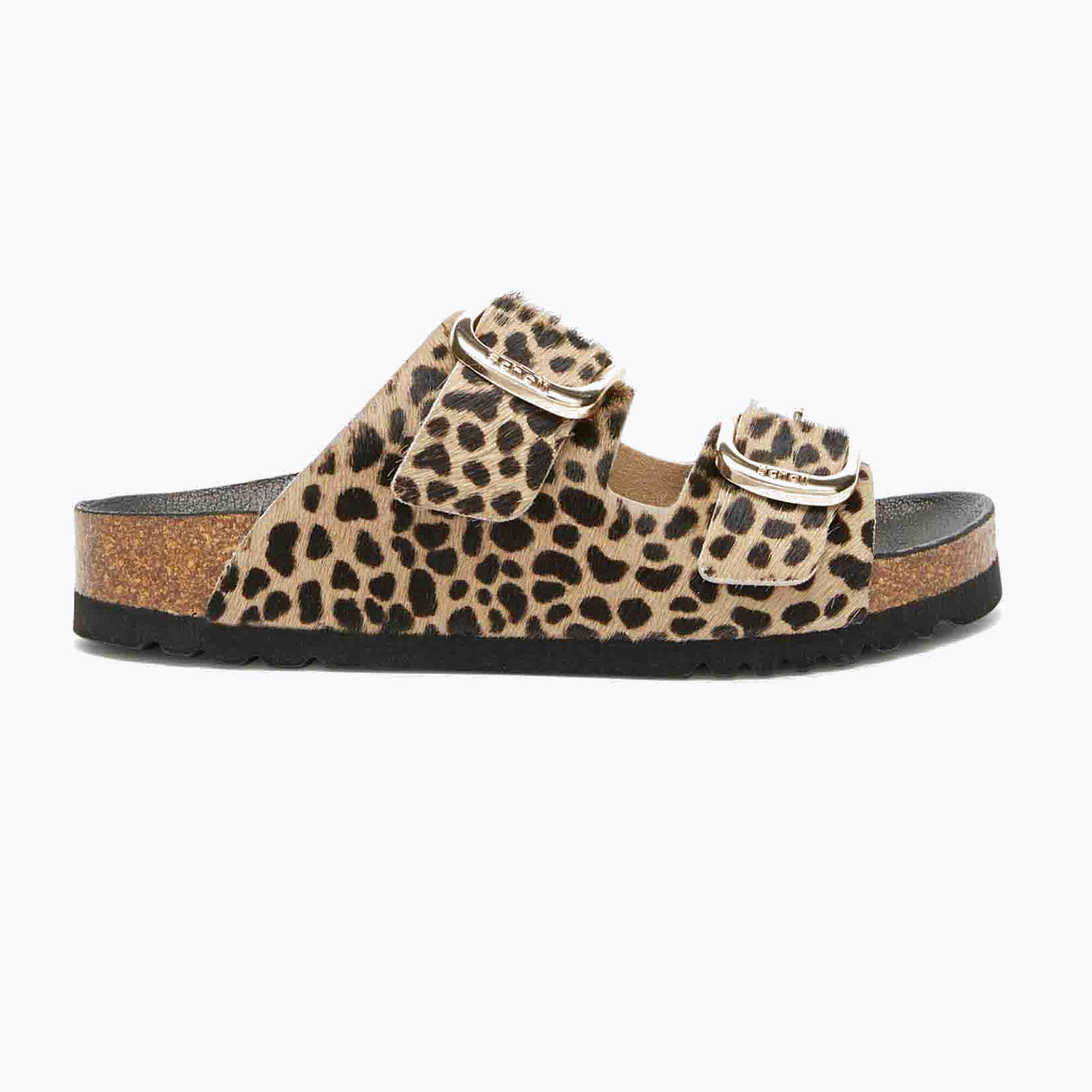 Klapki damskie Scholl Noelle Pony Leather