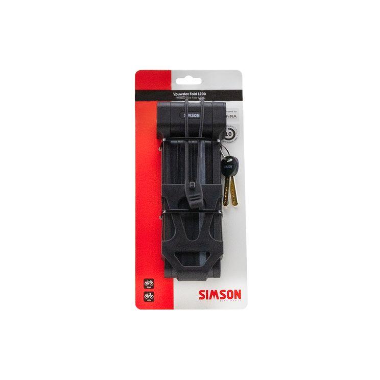 Simson Fold 1200 składany zamek 120 cm poziom zabezpieczeń 10