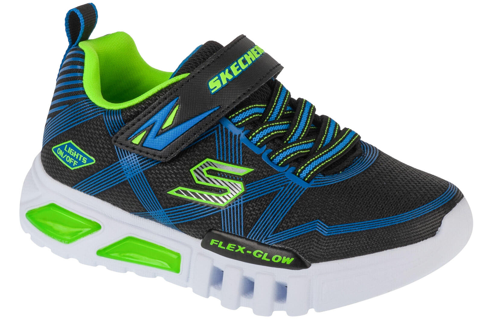 Buty S Lights Flex Glow Rozmiar 33 Czarny - 90542L-BBLM