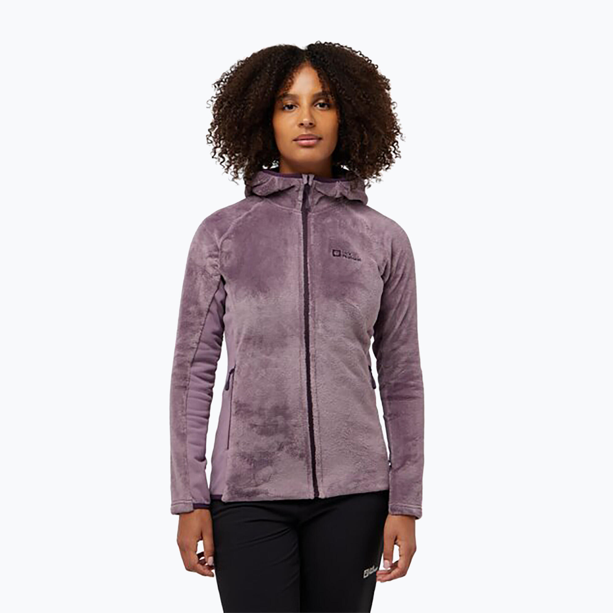 Bluza polarowa damska Jack Wolfskin Rotwand Hooded Fz