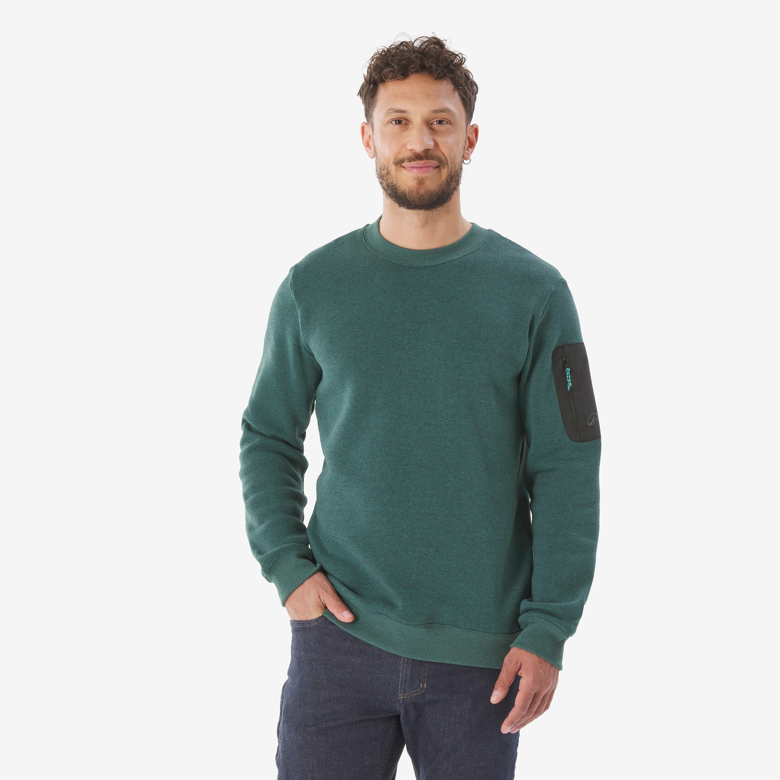 Sweter turystyczny męski Quechua NH100