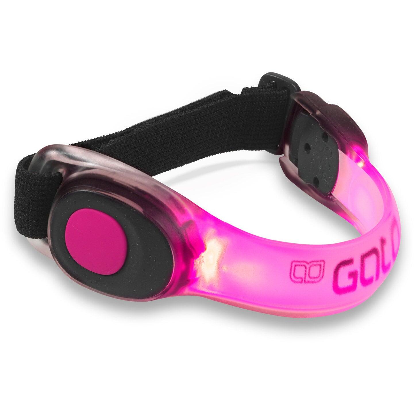 Outwet Gato bransoletka LED USB One Size neon różowy