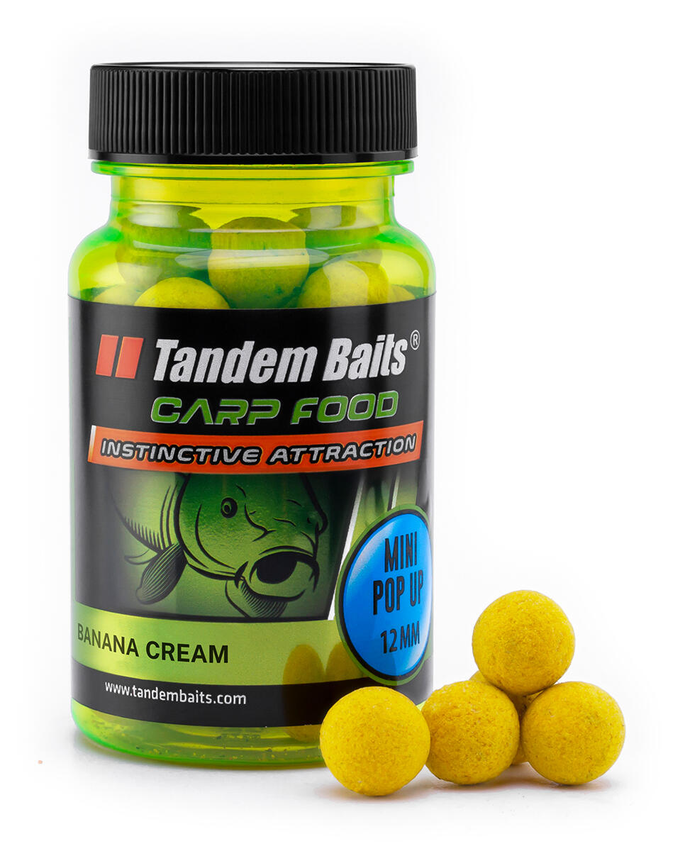 Mini kulki pływające Carp Food Perfection Pop-Up 12mm/30g Bananowy Krem