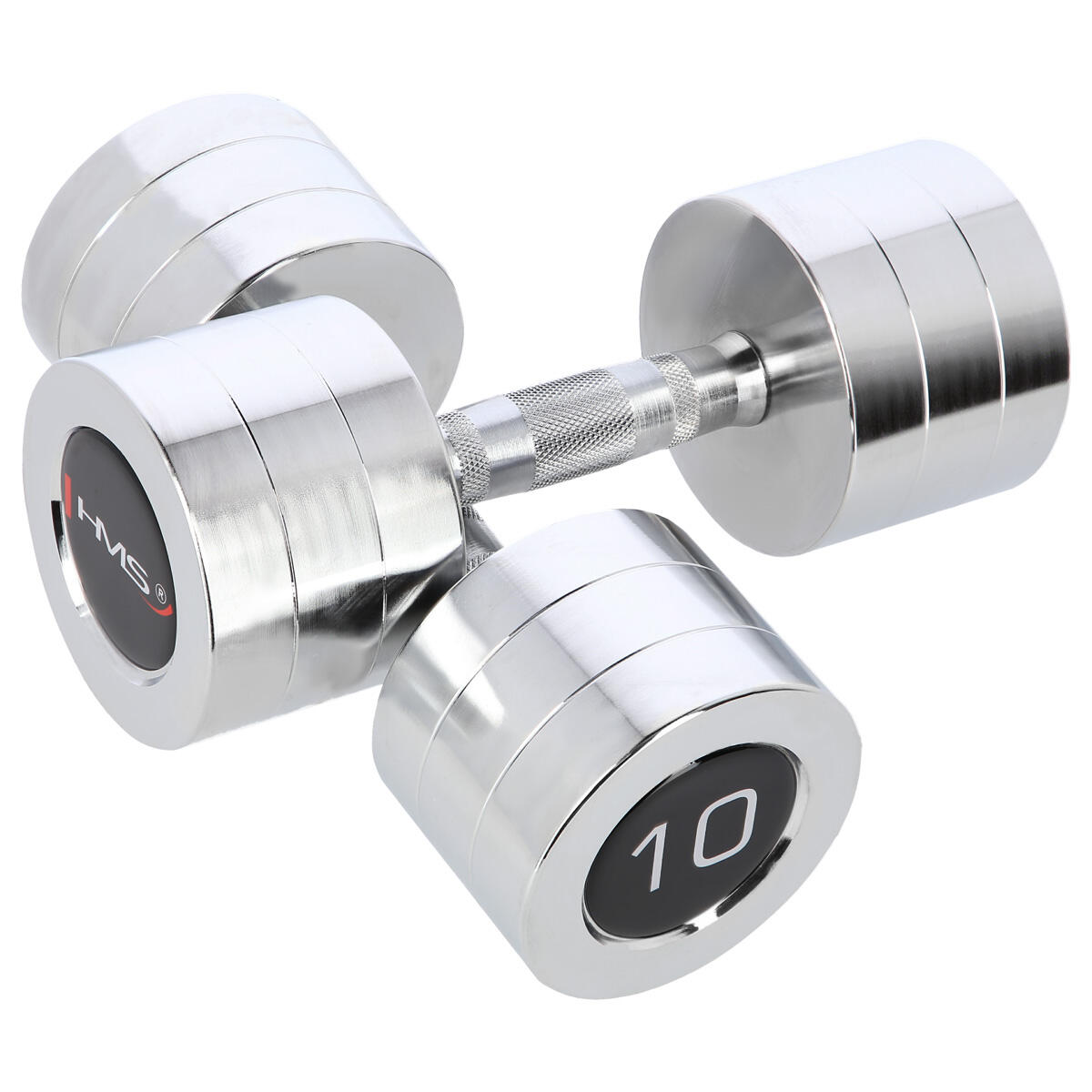 Zestaw hantli chromowanych - 2 x 10 kg