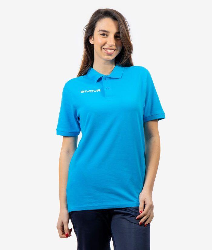 Koszulka polo Givova Polo Cotone Piquet Summer Blue