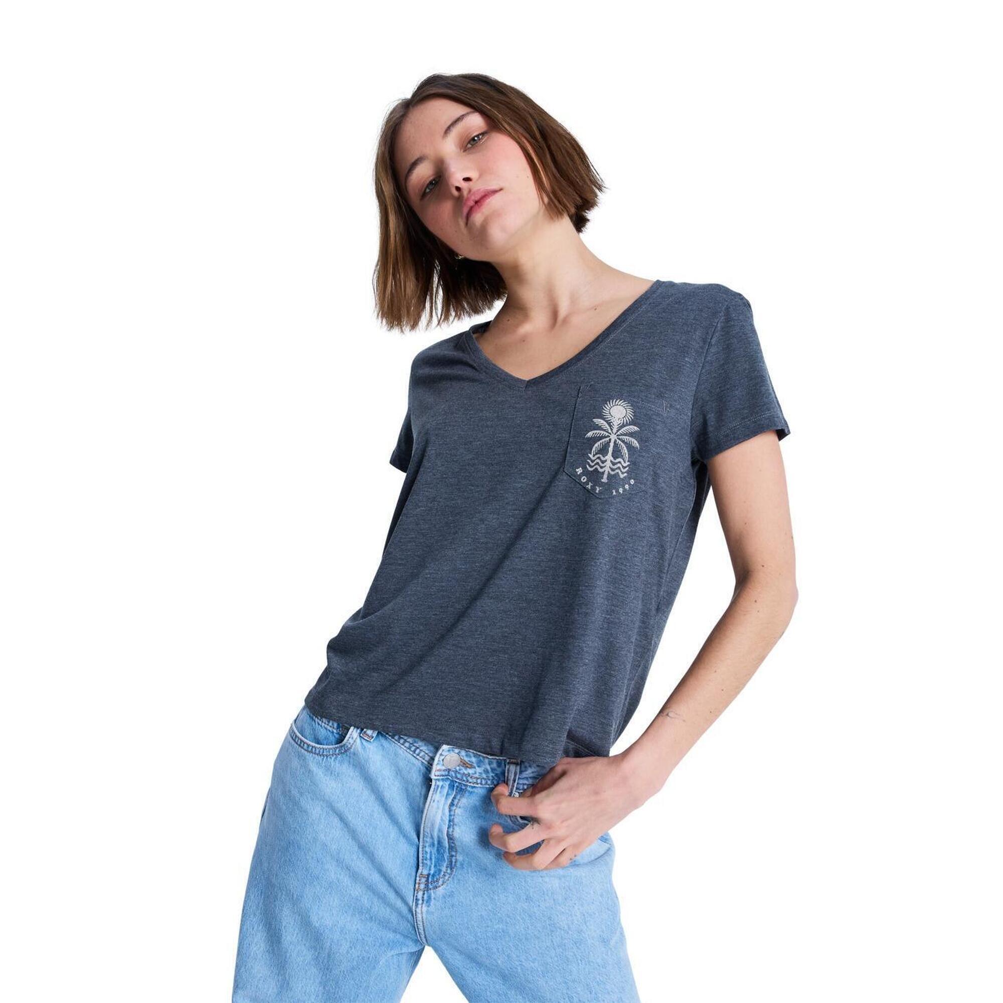 Koszulka z krótkim rękawem dla Kobiety LAGUNA GREEN Czarny