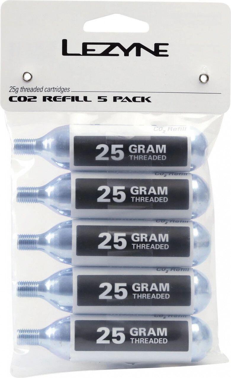 Pakiet 5 wkładów co2 Lezyne 25 g