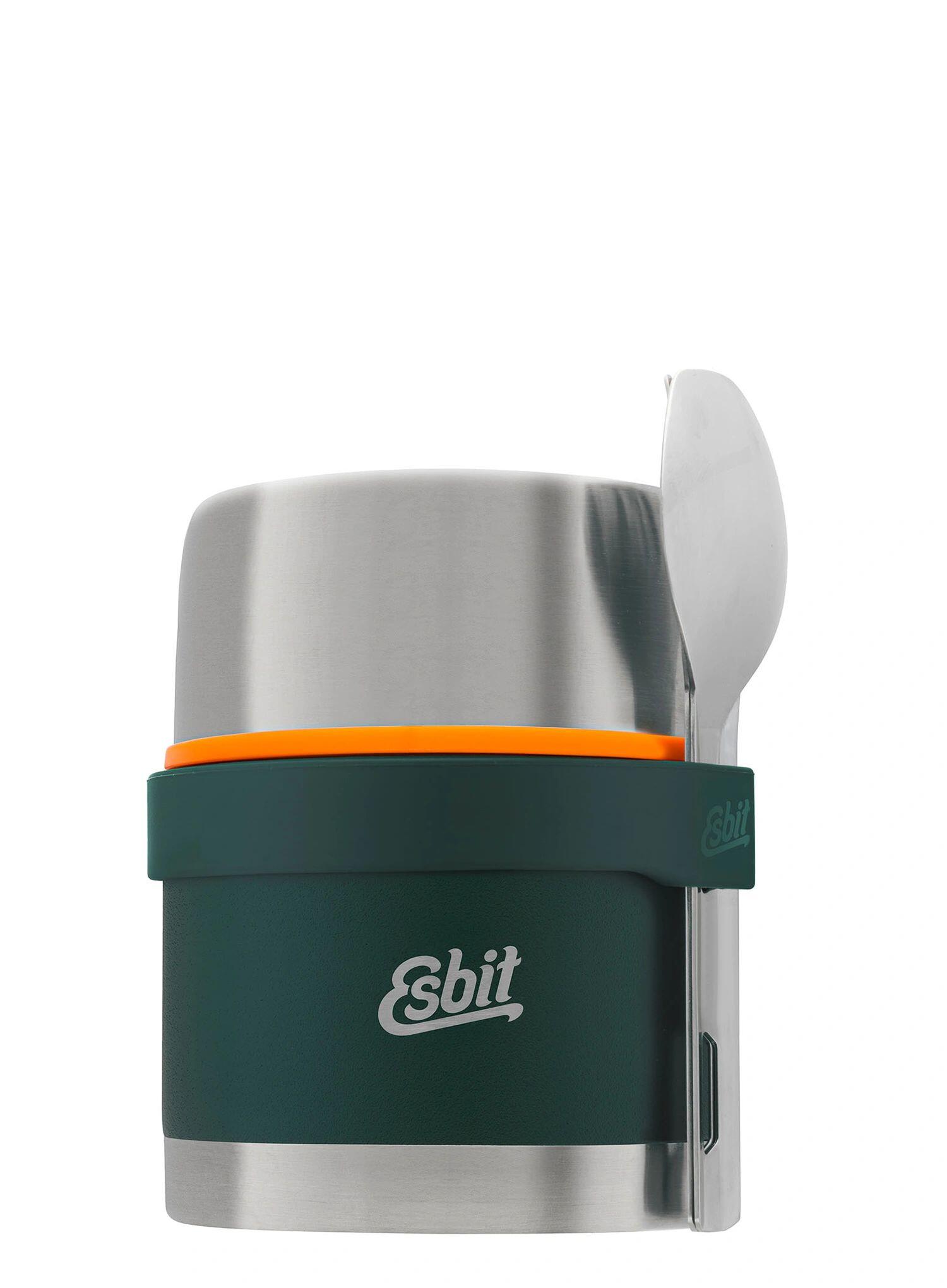 Termos obiadowy Esbit Classic Food Jug with Cutlery Set 0,5L - forest green