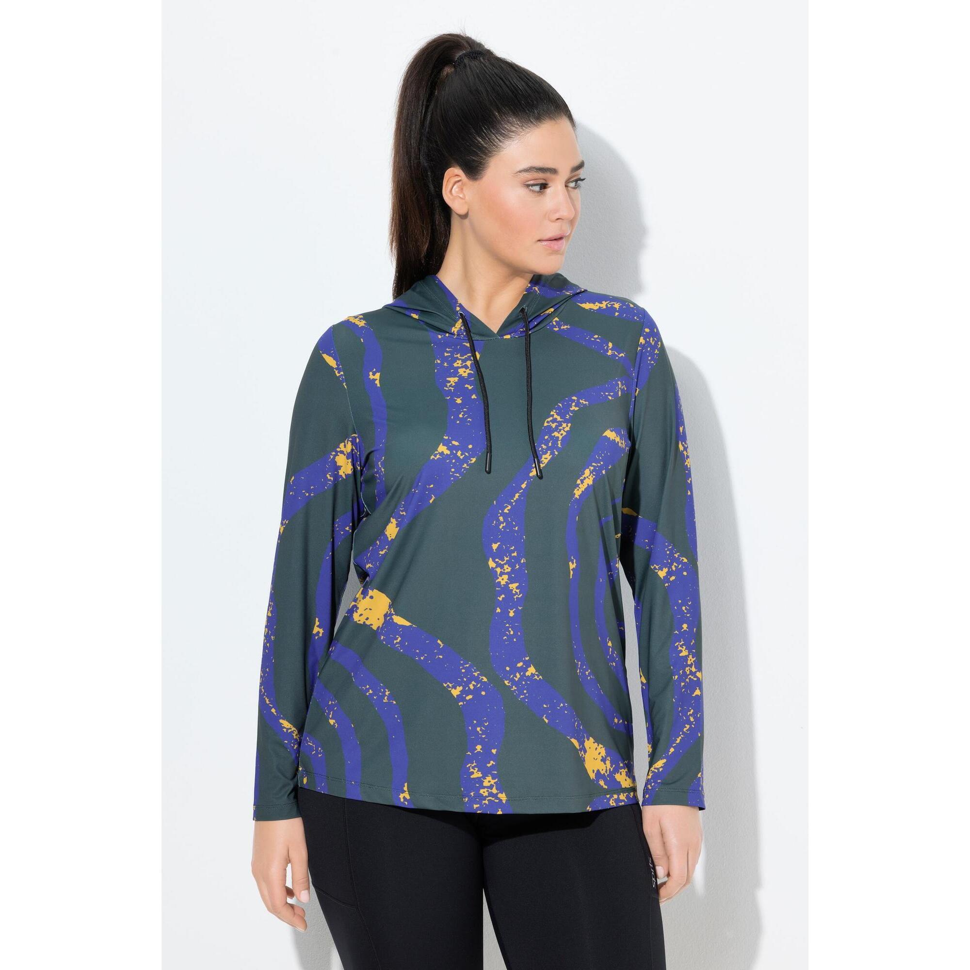 Damskie Koszulka funkcyjna LSF 50+ slim fit kaptur długi rękaw