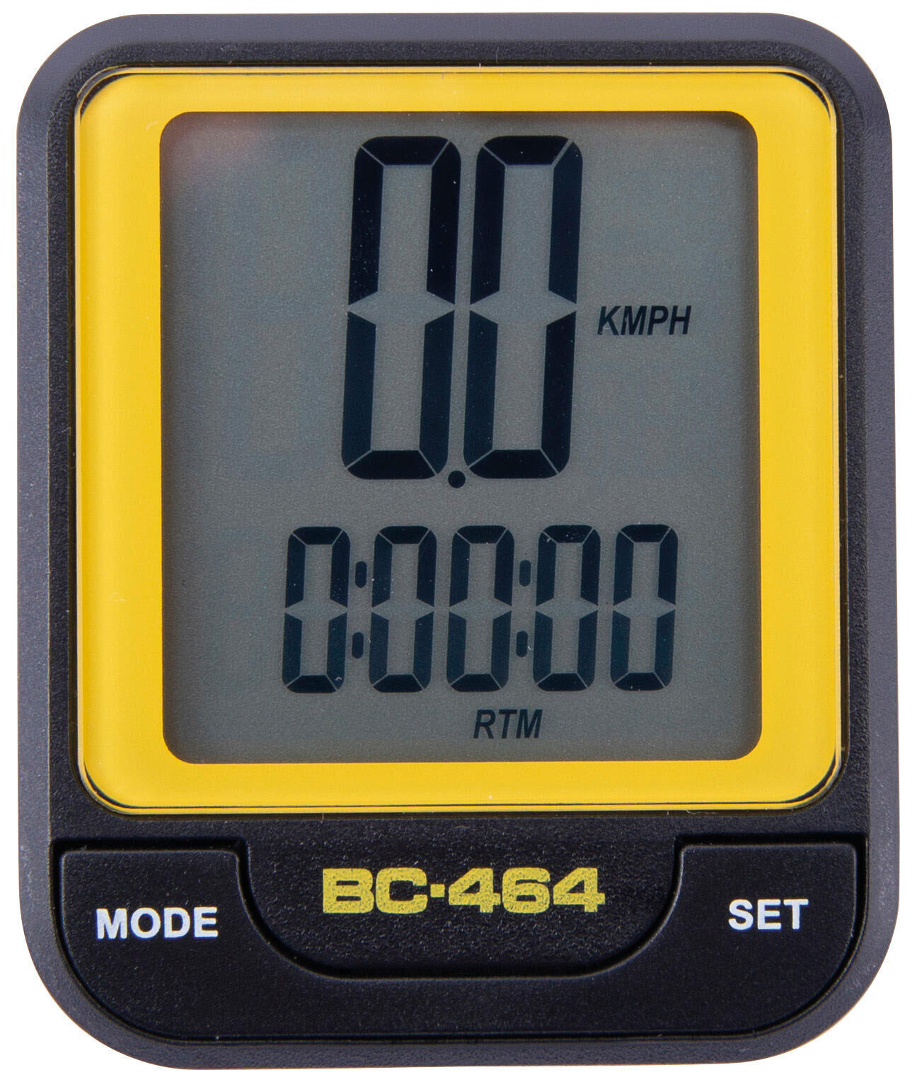 CONTEC CBC-464 komputer rowerowy przewodowy czarny/neoyellow
