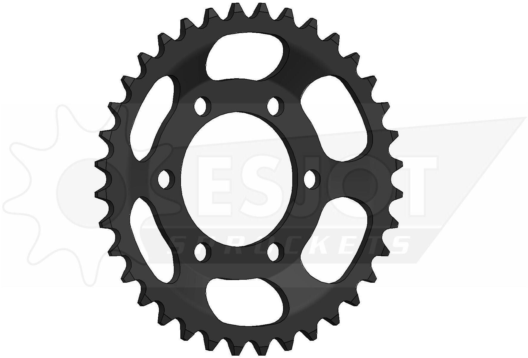 ESJOT zębatka tylna 0835 47 zębów 415 stal czarna