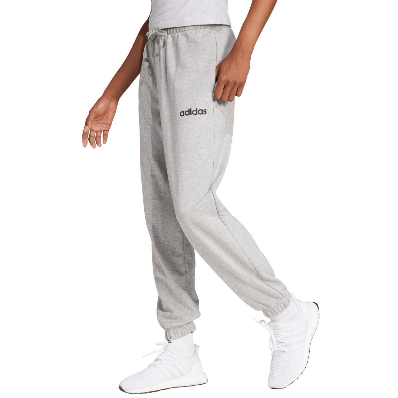 Spodnie damskie adidas Essentials Linear French Terry Cuffed