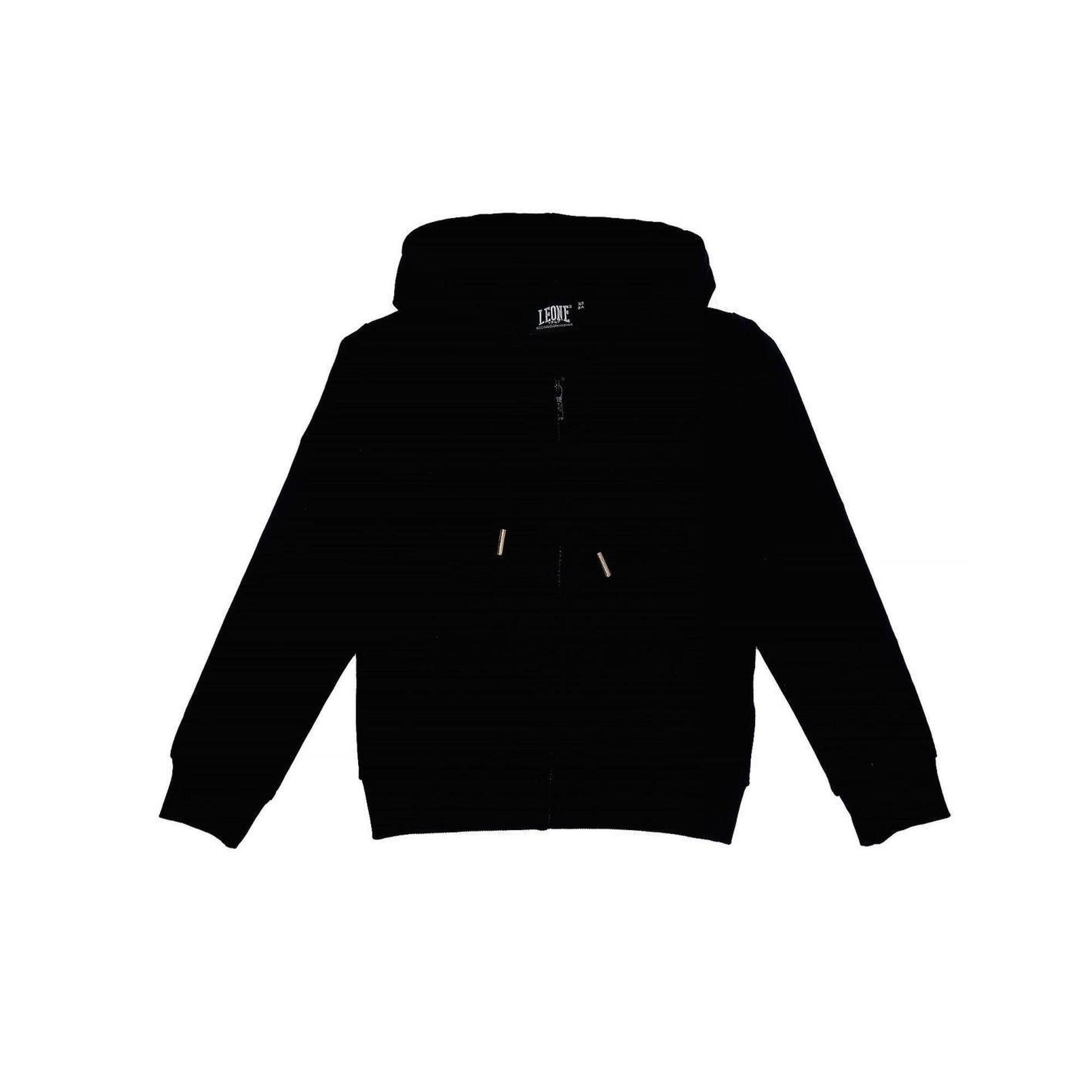 Błyszcząca dziewczęca bluza z kapturem zapinana na zamek