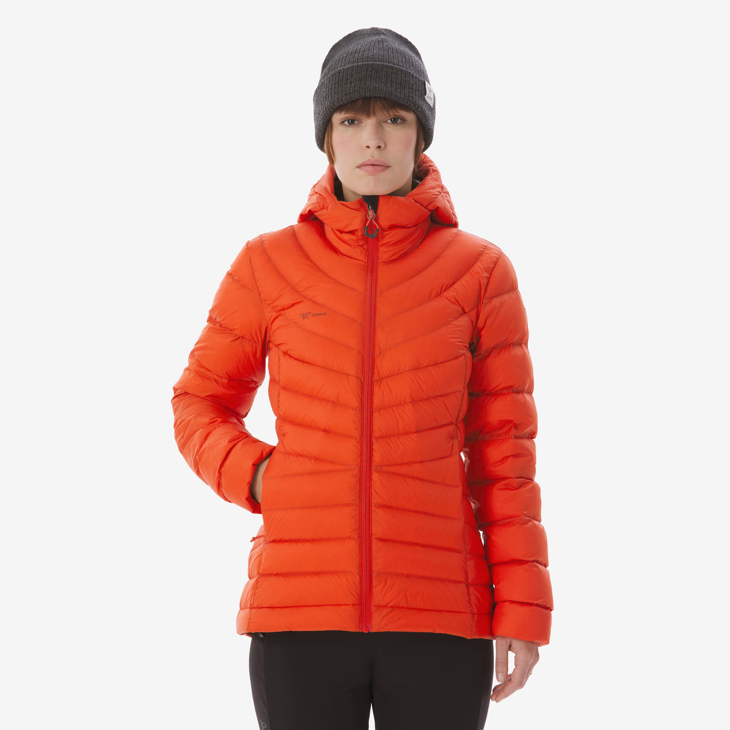 Kurtka trekkingowa damska puchowa Forclaz MT500 - 10°C