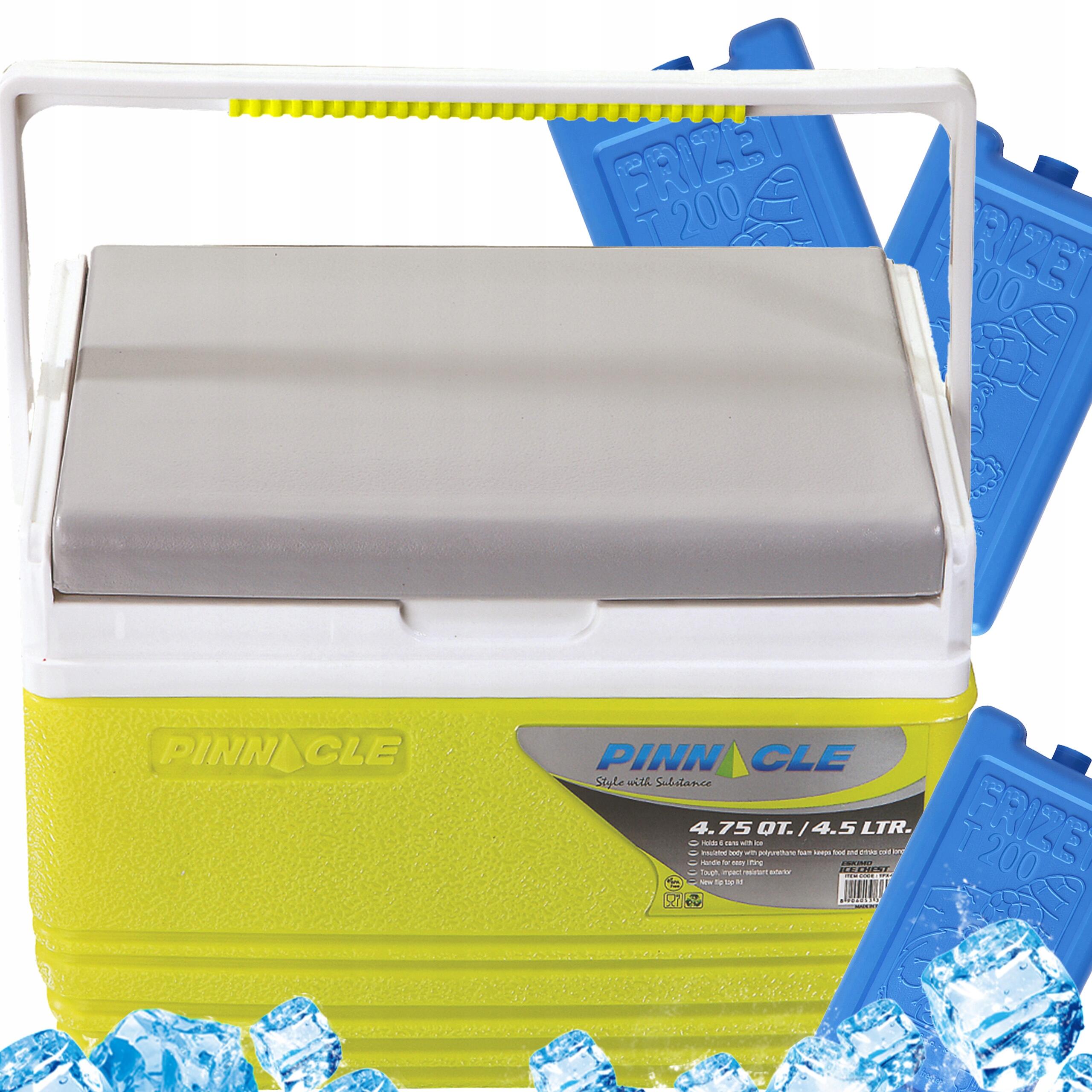 Lodówka kempingowa Pinnacle TPX 6006 4 5L + 3 wkłady 200ml zestaw