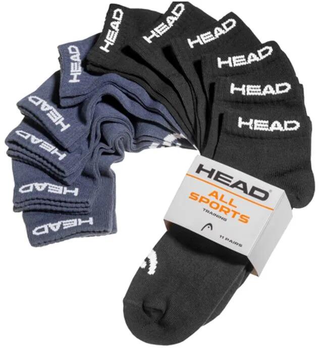 Skarpety Head Elements Sneaker 11 szt. czarno-granatowy mix 43-46