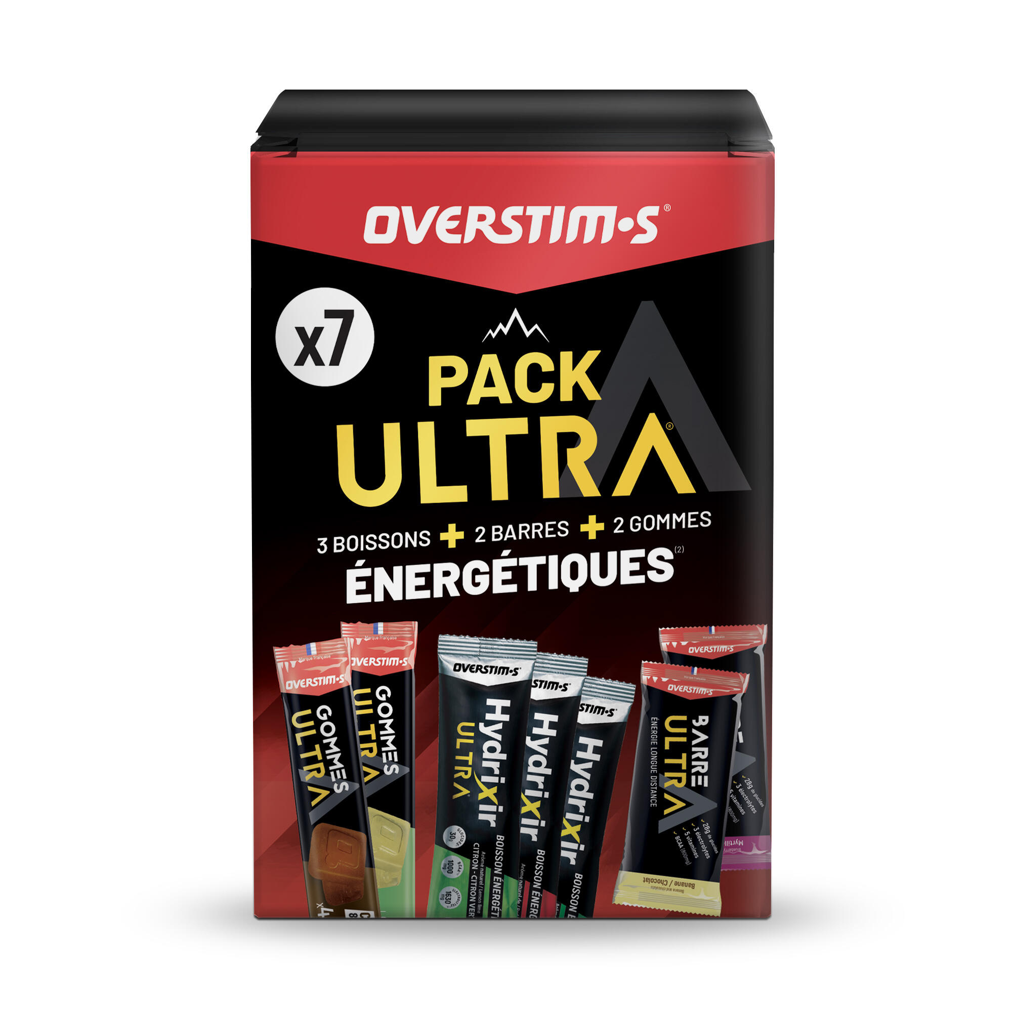 Zestaw Ultra nutrition napoje energetyczne x3, żelki x2, batony x2