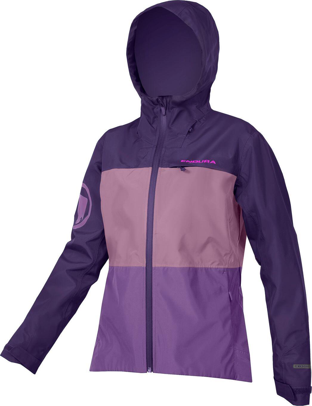 Kurtka rowerowa damska Endura Singletrack II Waterproof bramble