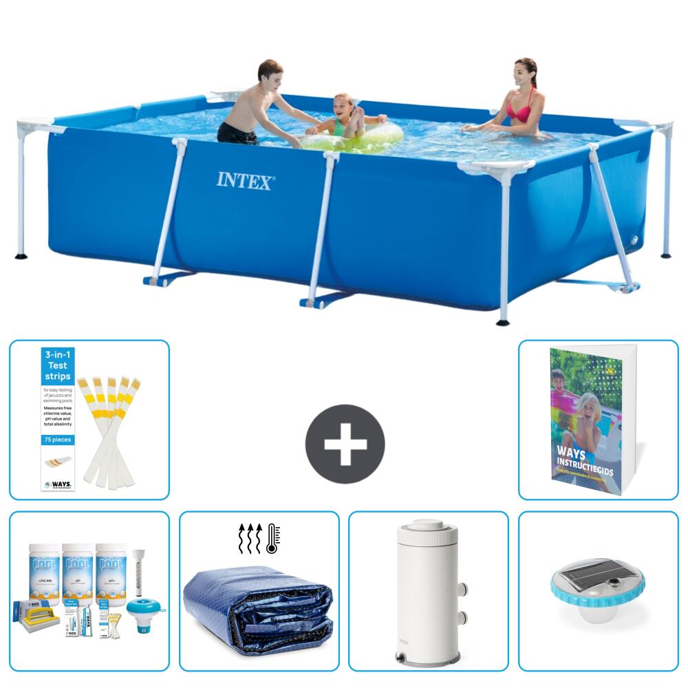 INTEX Basen ze stelażem Prostokątny - 300x200x75 cm - 7-częściowy S54