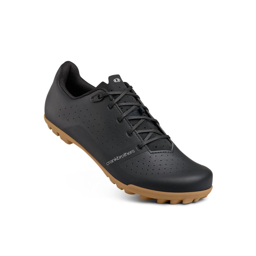 Buty CANDY LACE - czarne/czarne/brązowa podeszwa