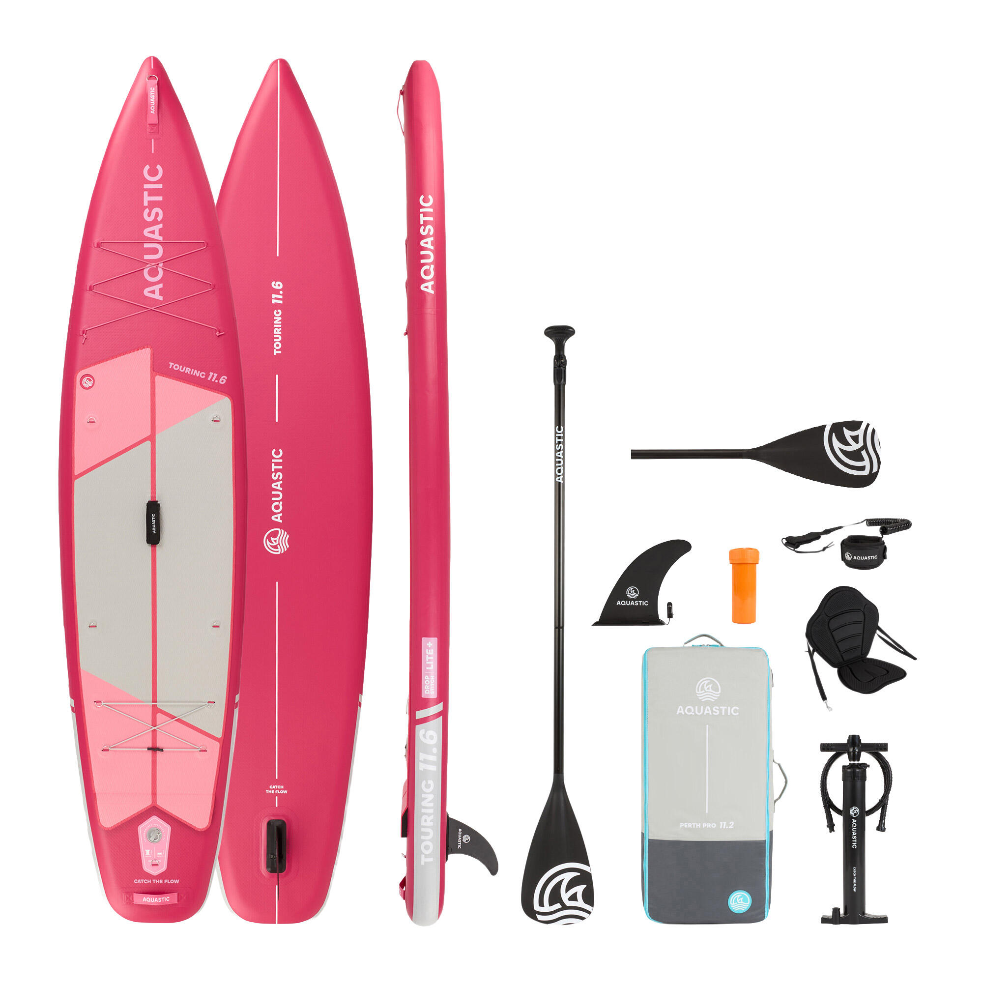 Deska SUP AQUASTIC Touring 11'6 Zestaw z siedziskiem