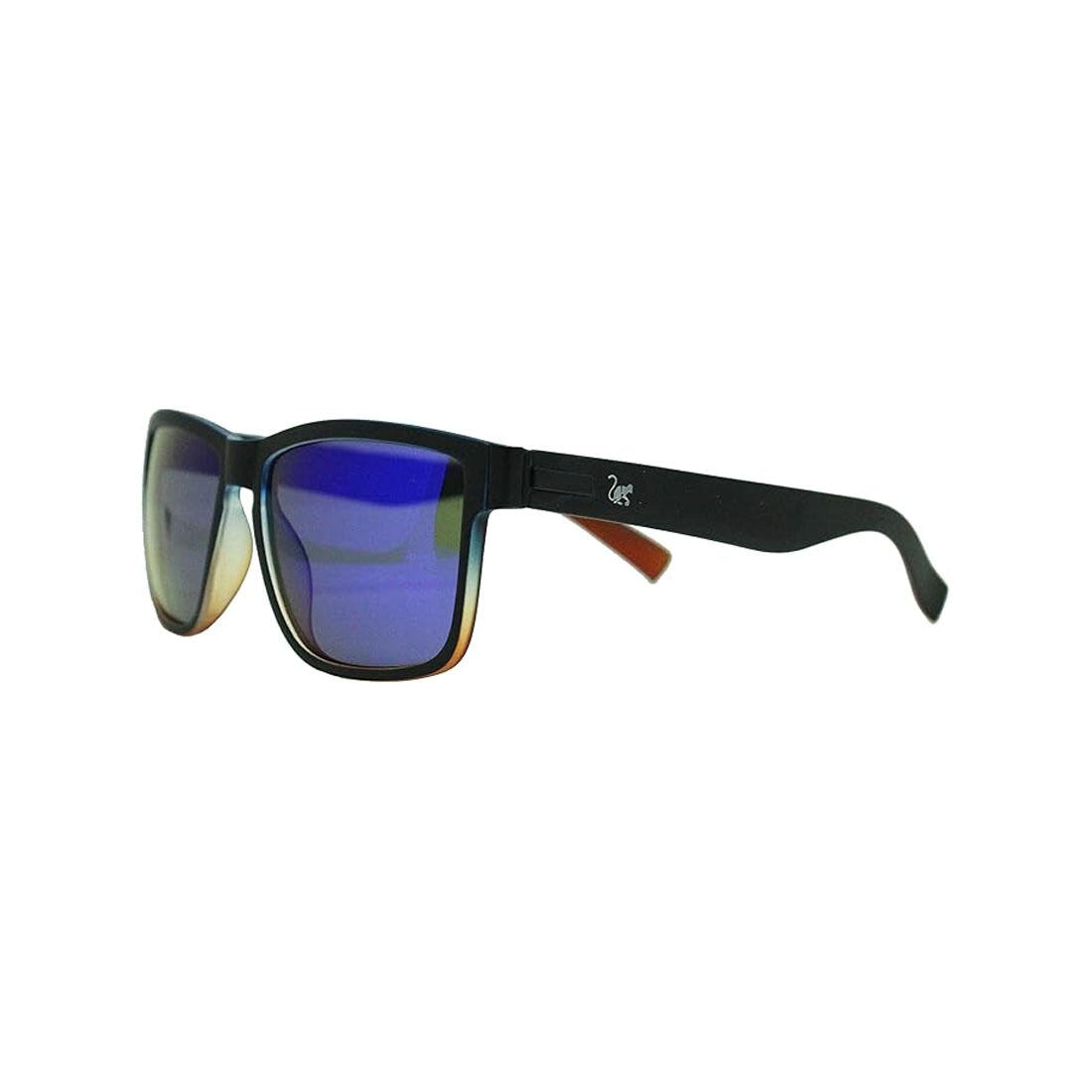 Okulary przeciwsłoneczne unisex – polaryzacyjne / UV400 (czarno-niebieskie)