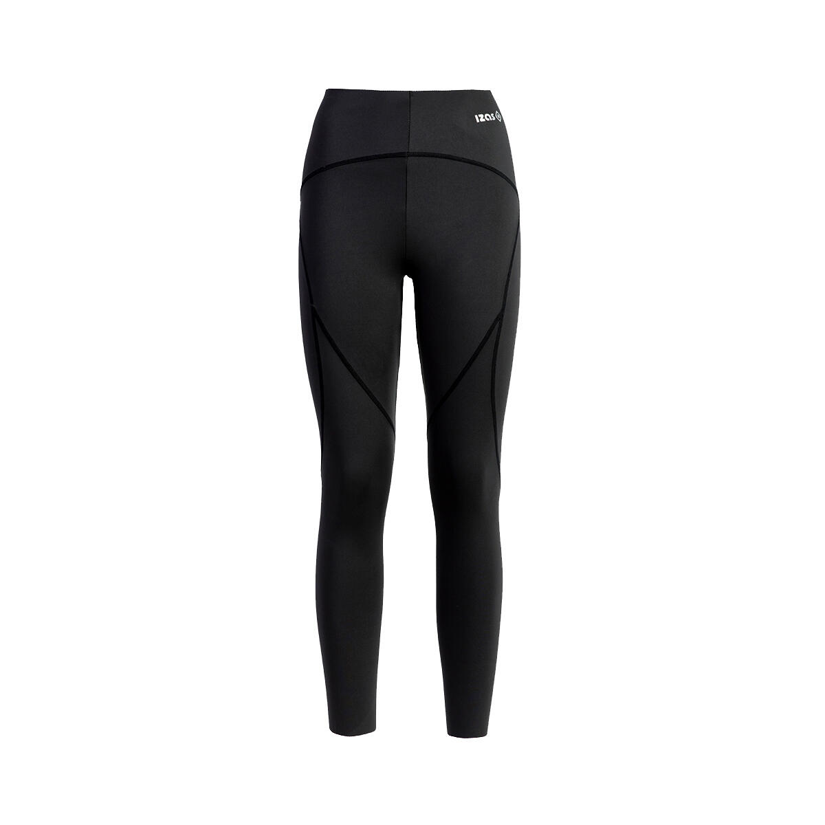 OLIMPIA Legginsy kompresyjne Slim – model taliowany z wycinanymi laserowo detala