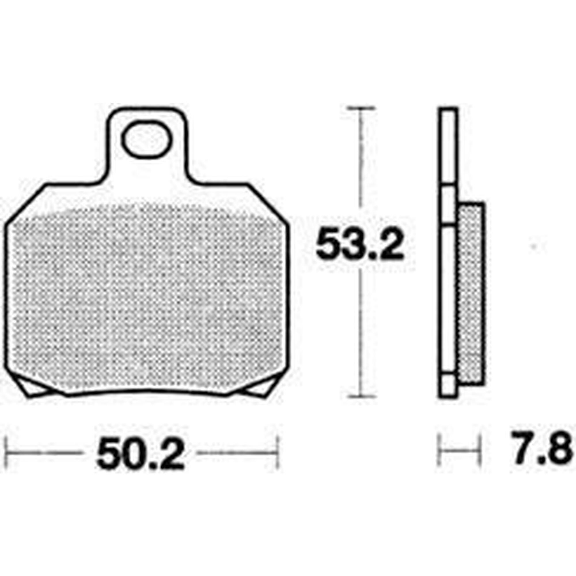 TRW MCB 700 SRM klocki hamulcowe metal spiekany