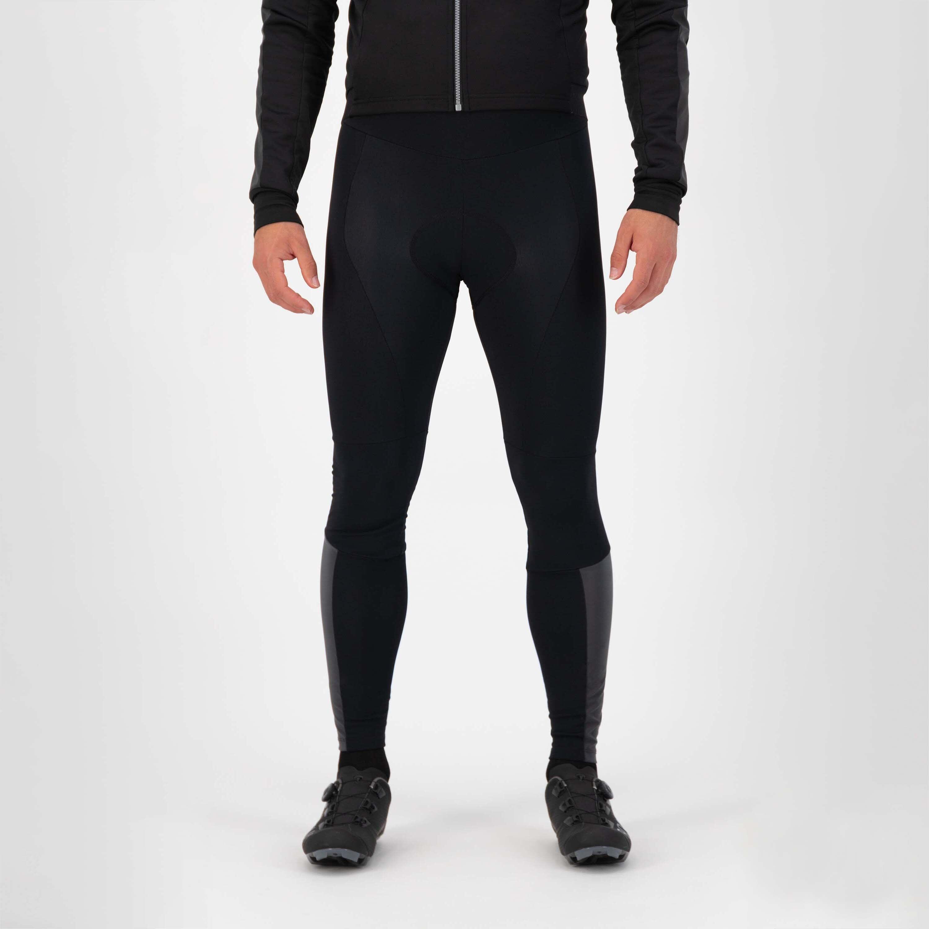 Spodnie rowerowe męskie Rogelli Essential HiVis z wkładką żelową