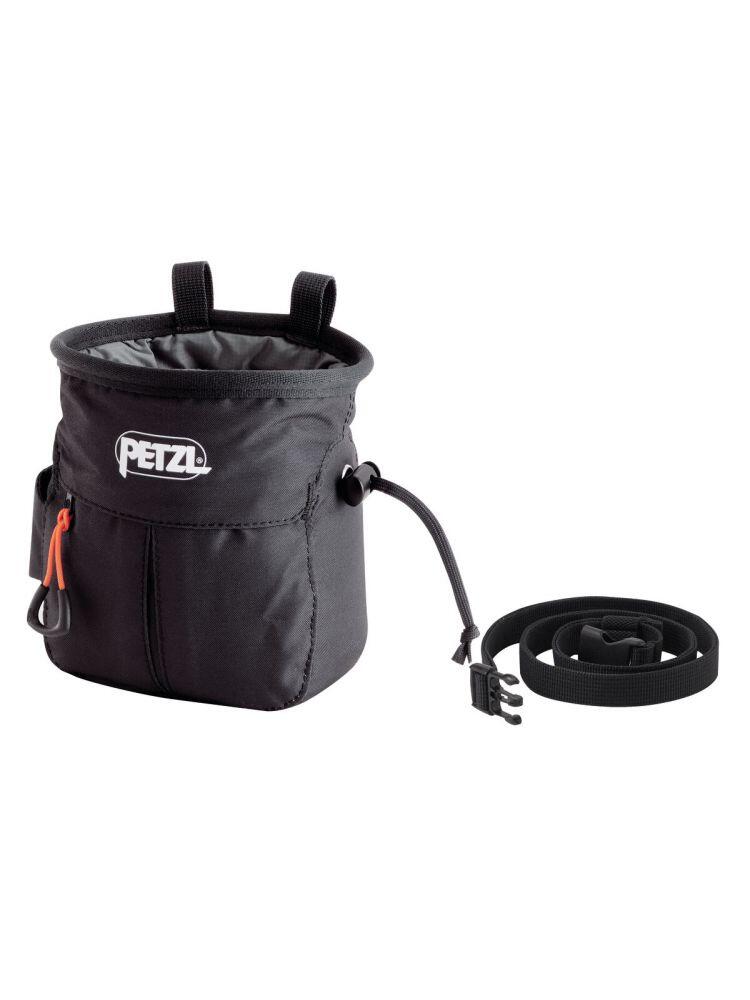 Woreczek na magnezję Petzl Sakapoche Bag szary