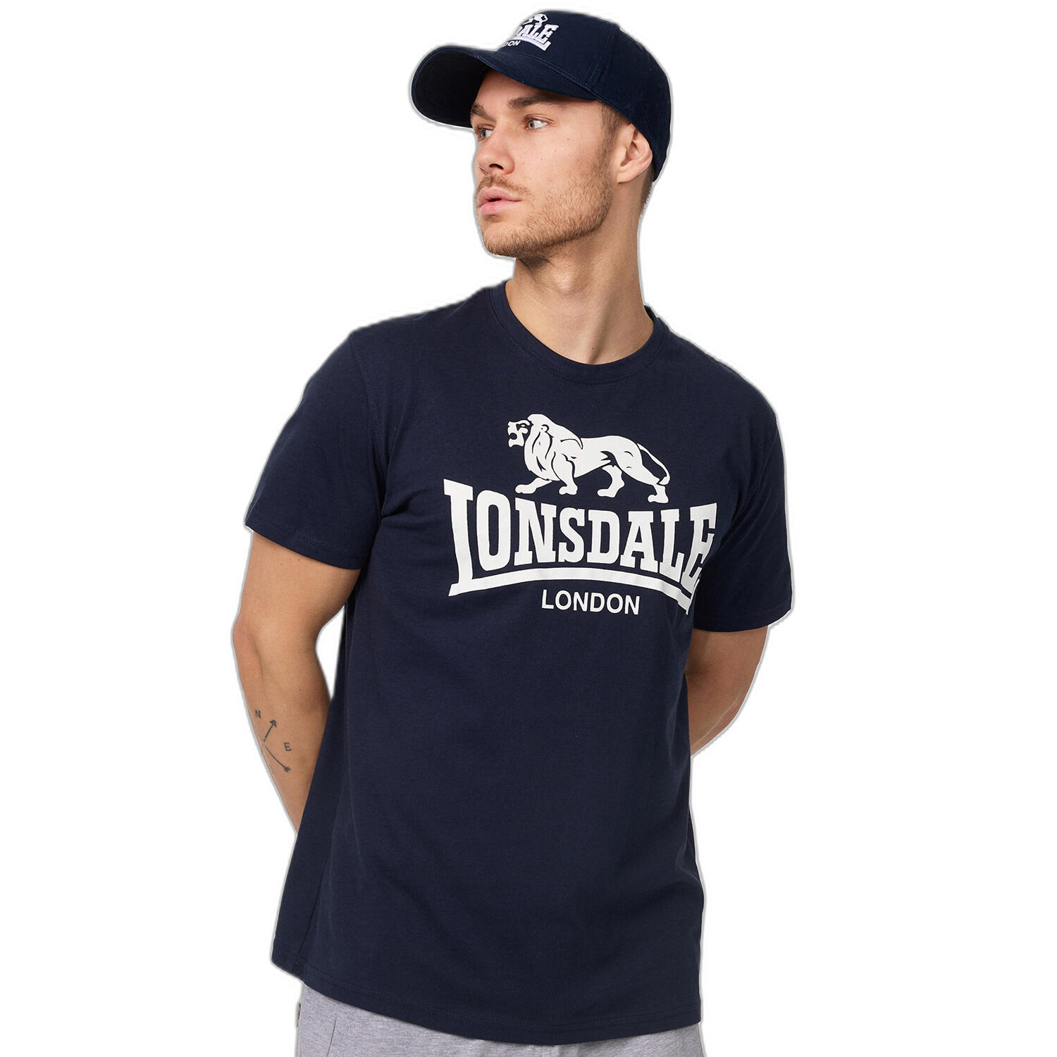 T-shirt o klasycznym kroju Lonsdale Logo