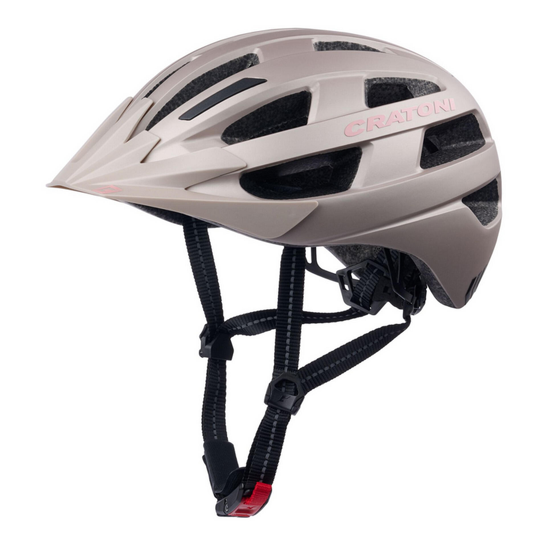 City - kask rowerowy Velo-X, matowy szampan
