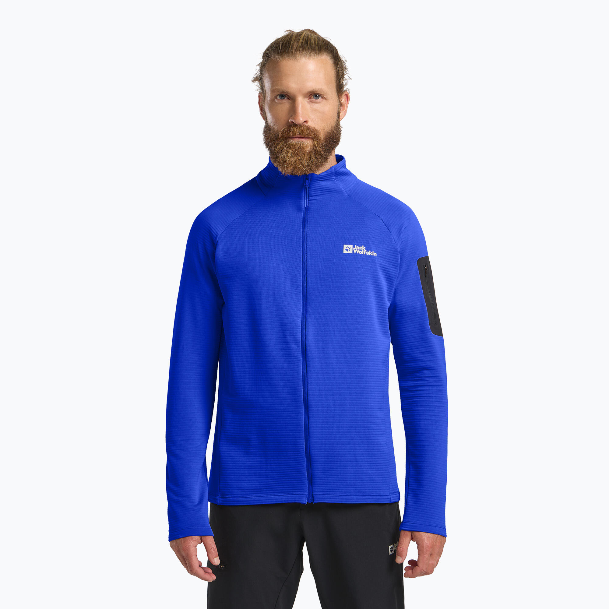 Bluza trekkingowa męska Jack Wolfskin Prelight Full Zip