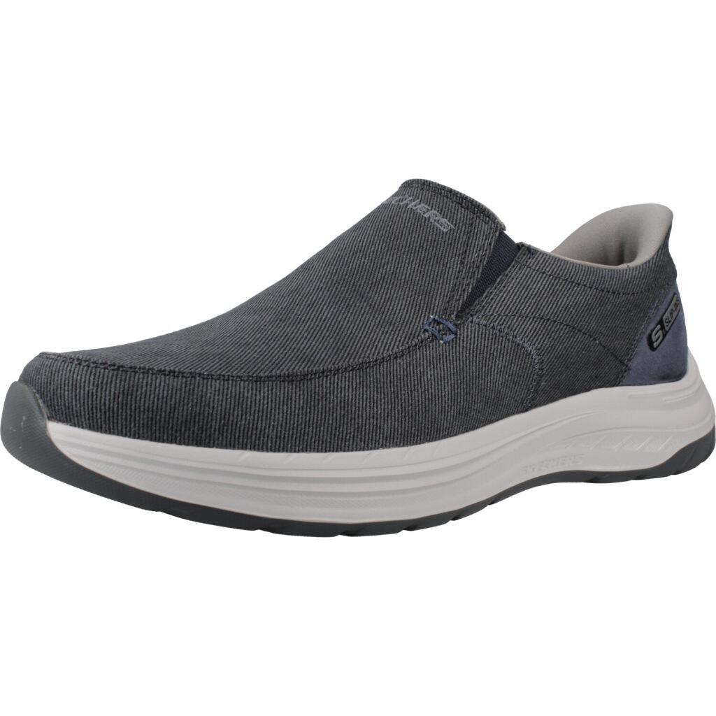 Buty SKECHERS SLIP-INS DECKLAN GULLIVER Niebieski