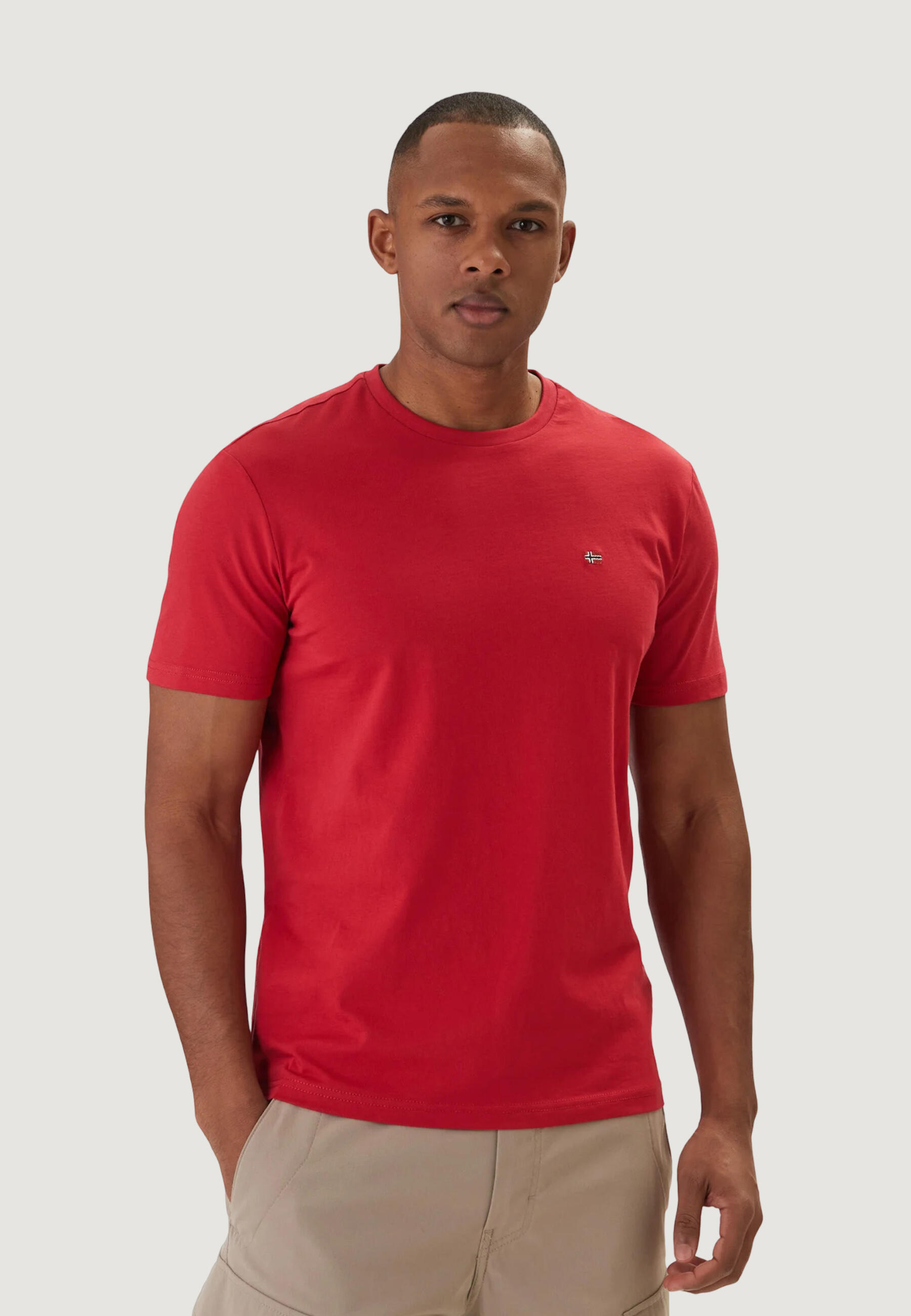 Koszulka crop top Mężczyzna NAPAPIJRI SALIS SS