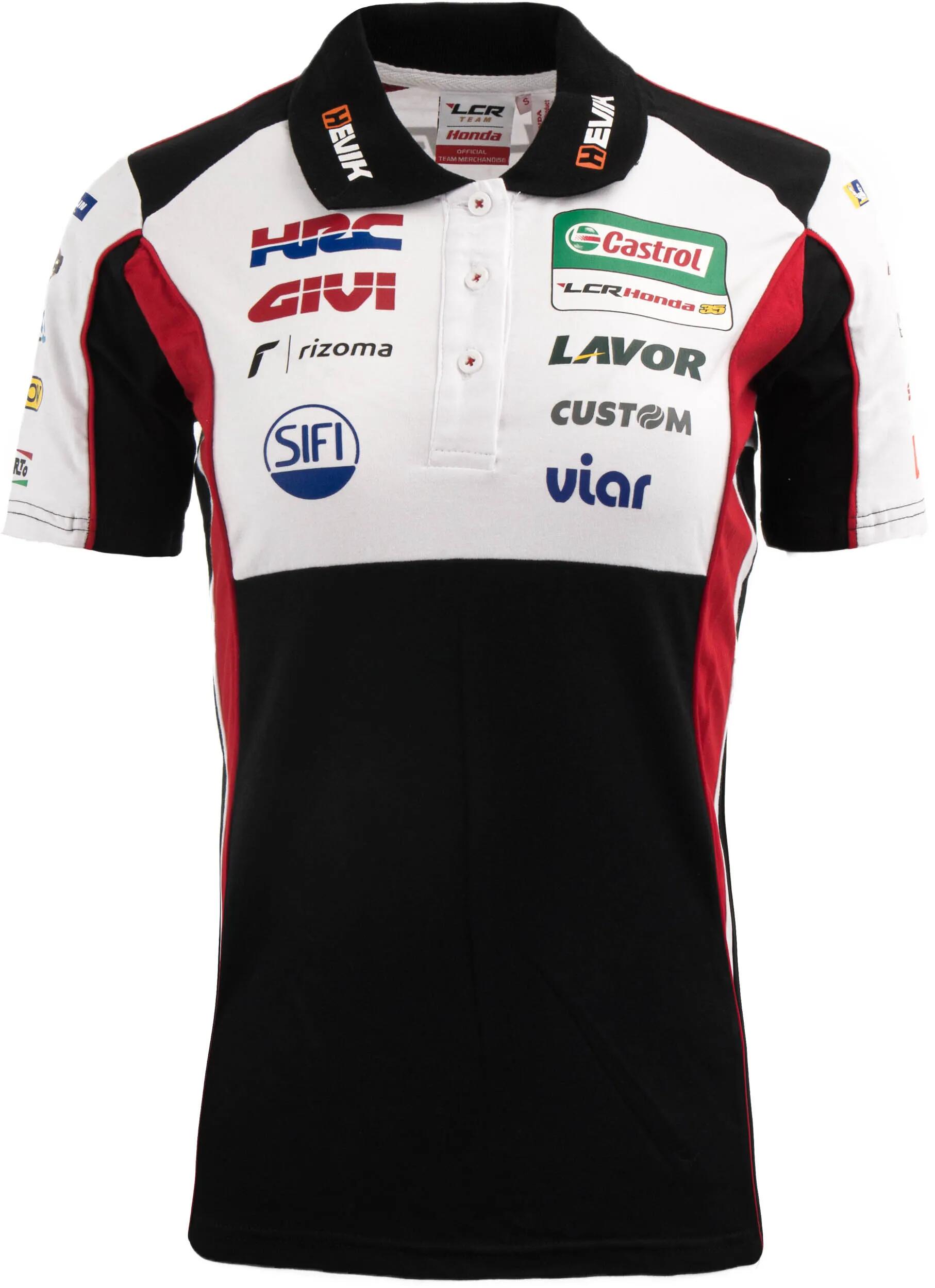 Damska koszulka polo Honda LCR, czarna