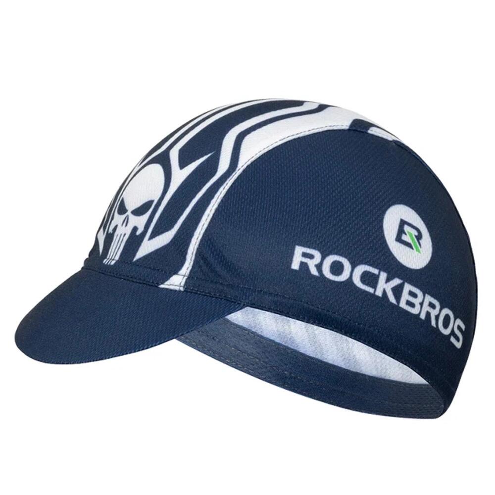 Czapka rowerowa Rockbros MZ10019 z daszkiem - niebieska