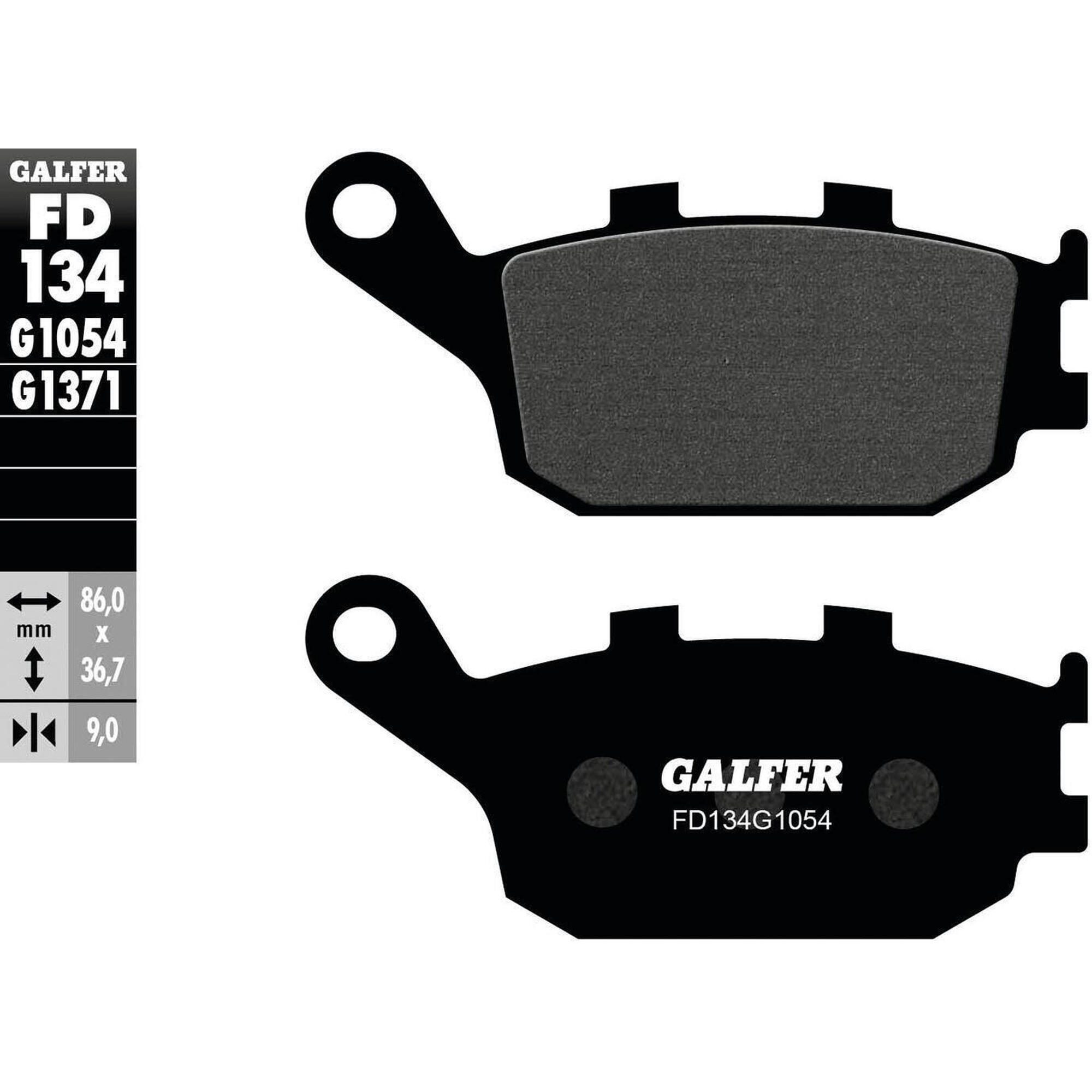 Organiczne klocki hamulcowe Galfer FD134 G1054