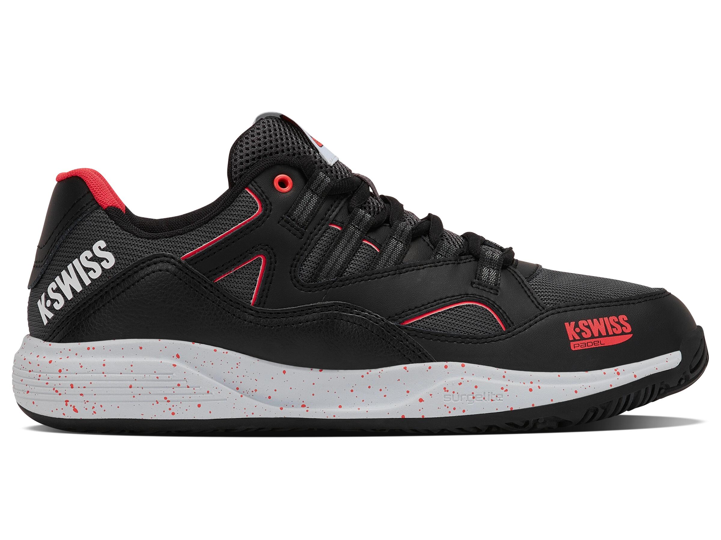 Sneakersy męskie K-swiss TURA TEAM PADEL do treningu czarne (04435-074-M)