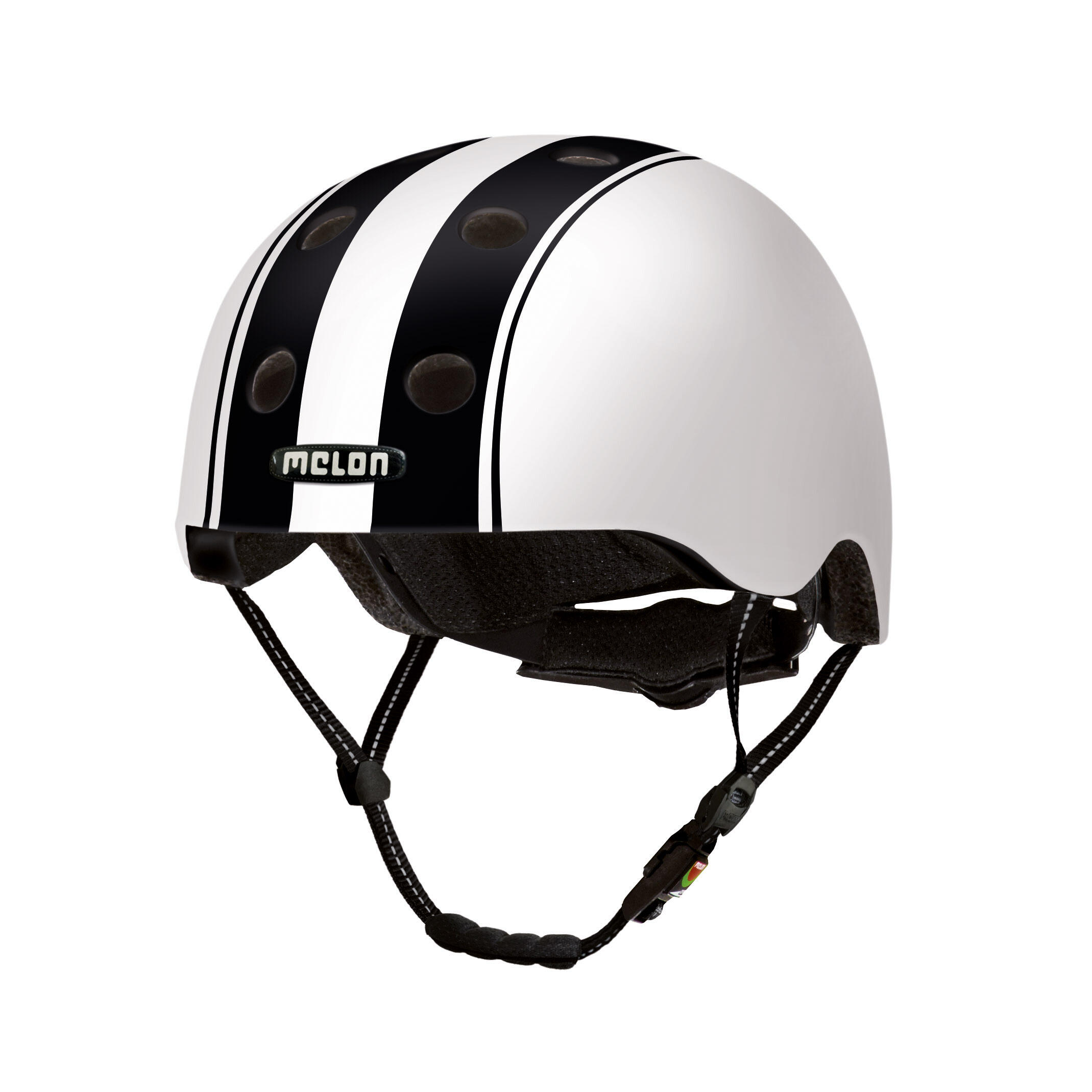 Kask Melon Urban Actif - Double Czarny/Biały M-L