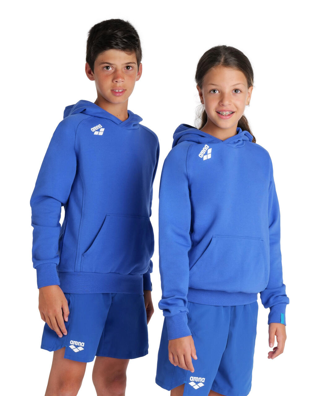 Bluza dziecięca Arena Junior Team Hooded Sweat Panel z kapturem