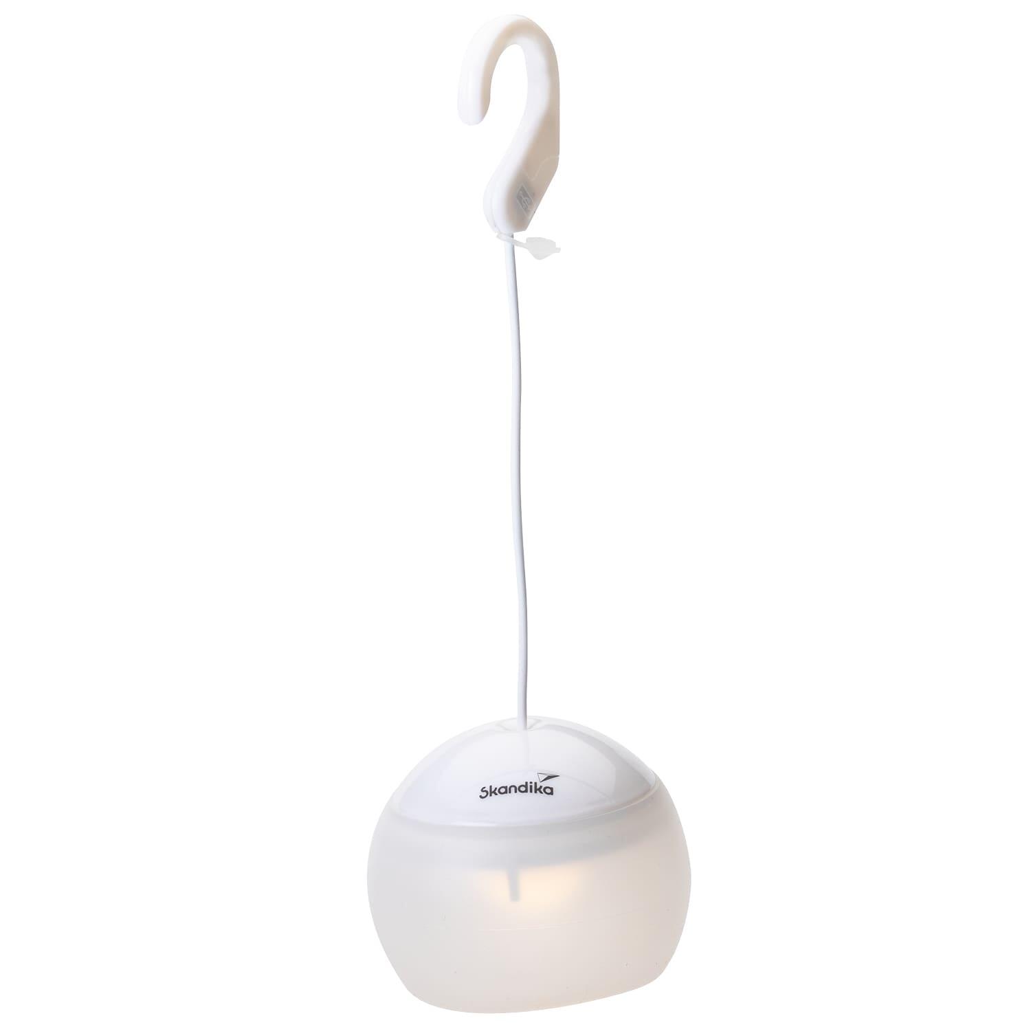 Lampa kempingowa wisząca LED Tufjord, z haczykiem, 180-200 lumenów