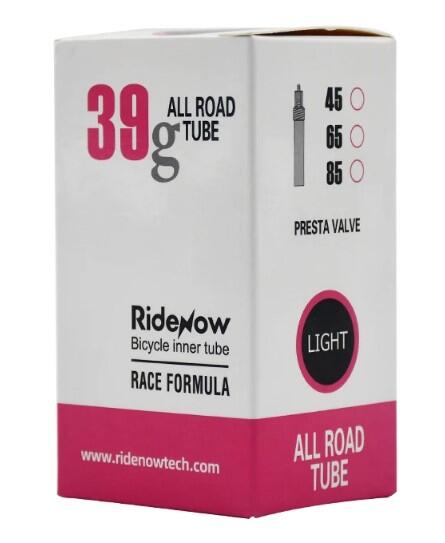Dętka TPU RideNow Light 39g szosa 700/28-38C wentyl 45mm