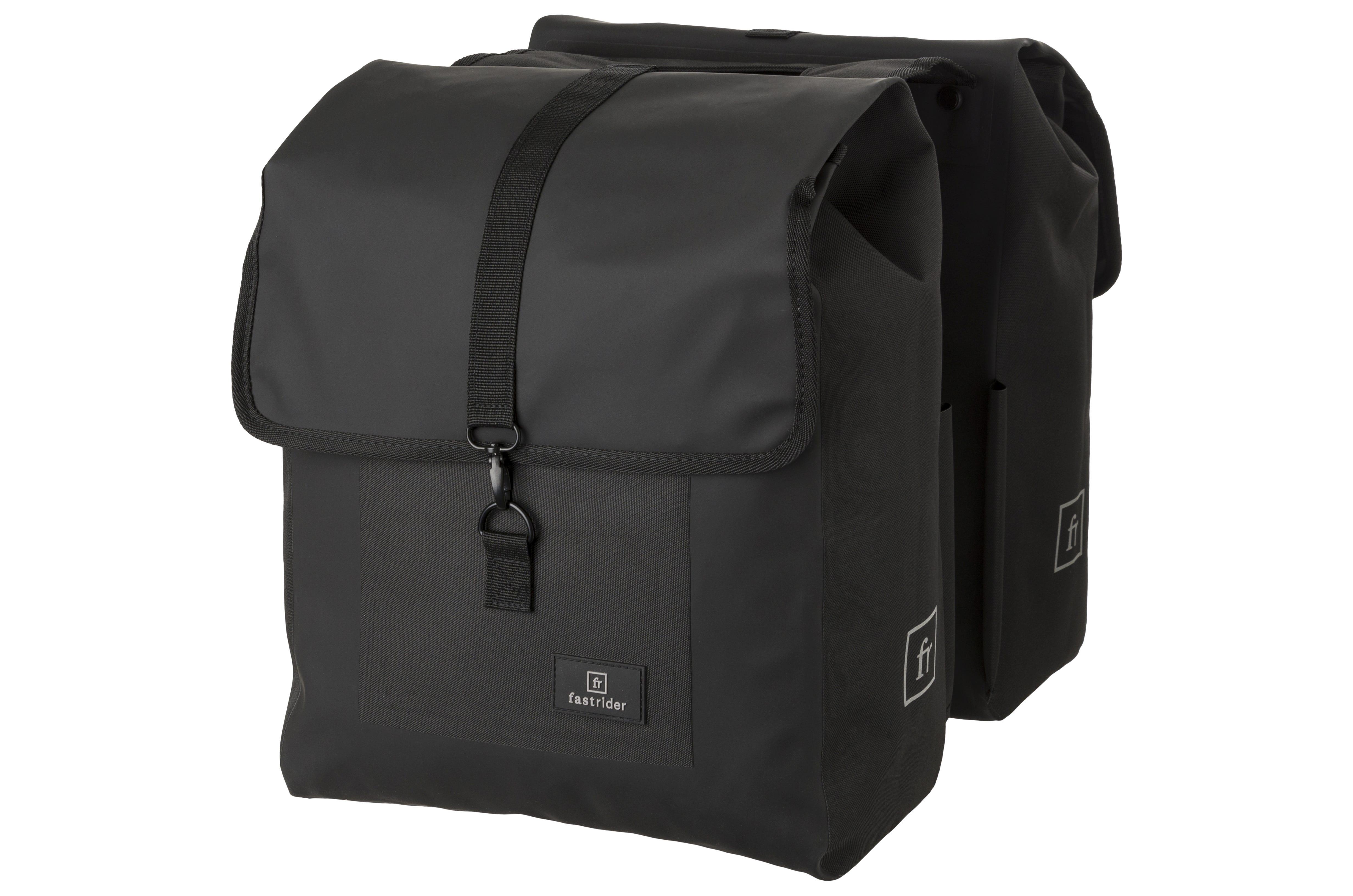 Fastrider JAXX DOUBLE BIKE BAG TREND BLACK WATERPROOF