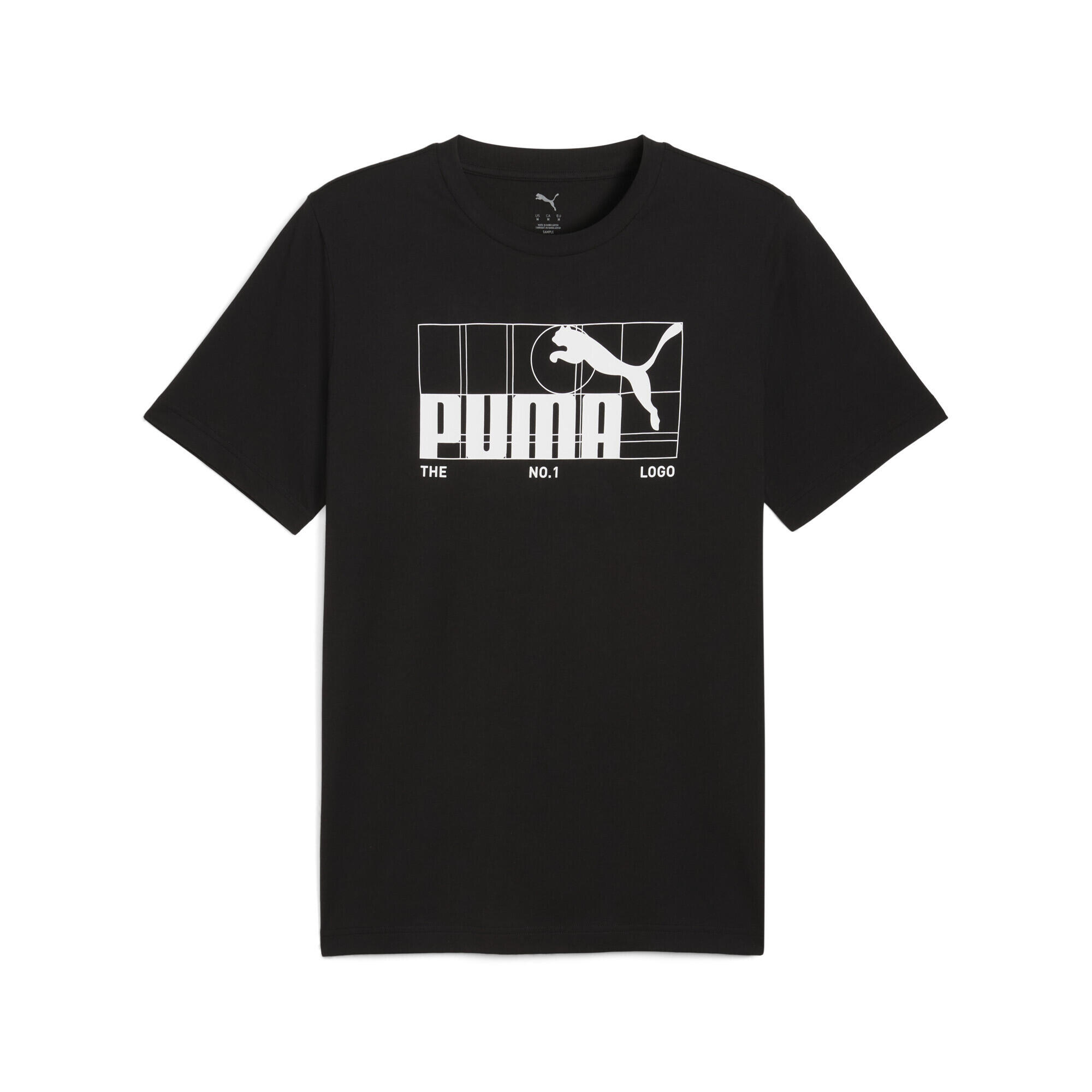 Męska koszulka z grafiką i logo No. 1 PUMA