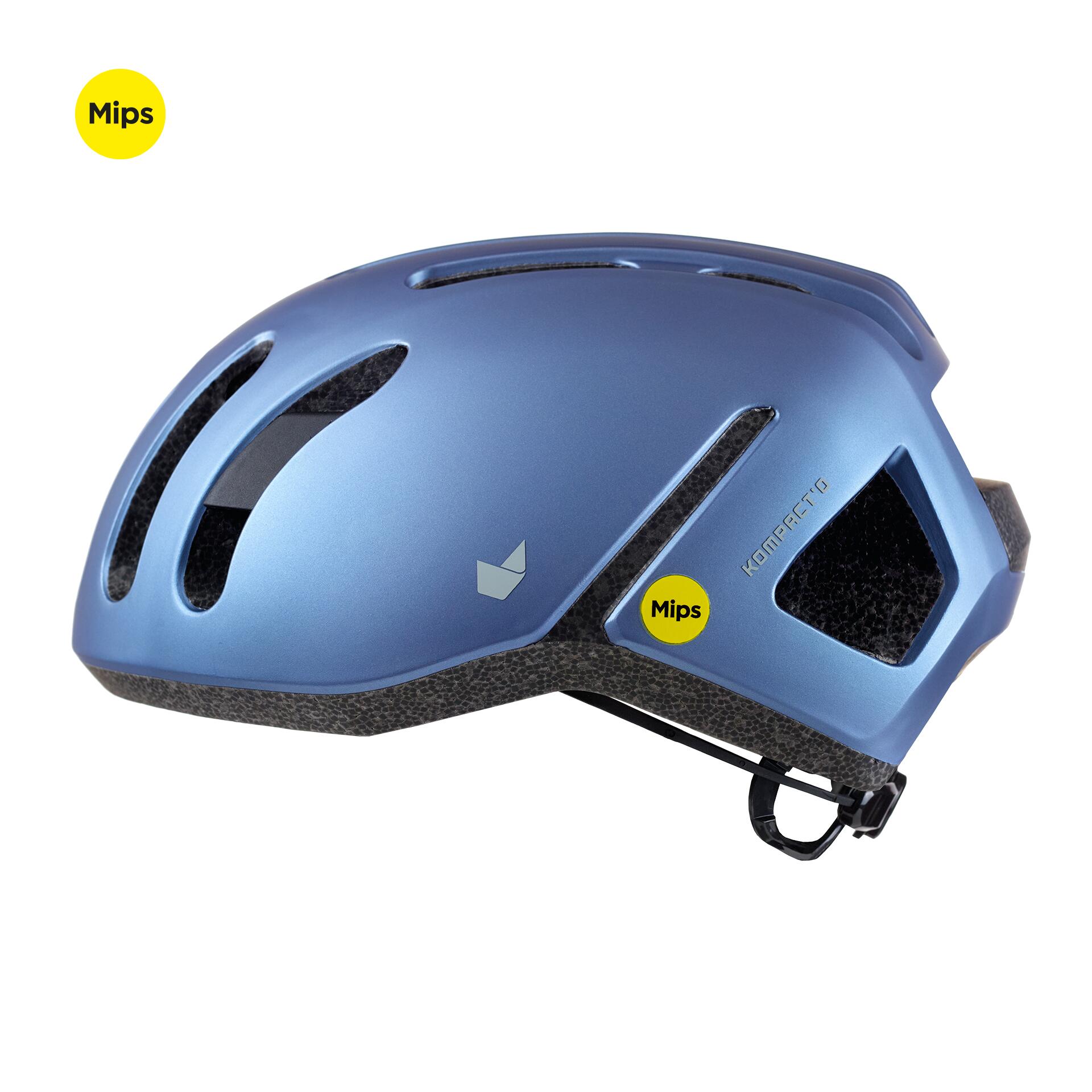 Catlike Kompacto II – Uniwersalny Kask Unisex Niebieski Metaliczny Niebieski M